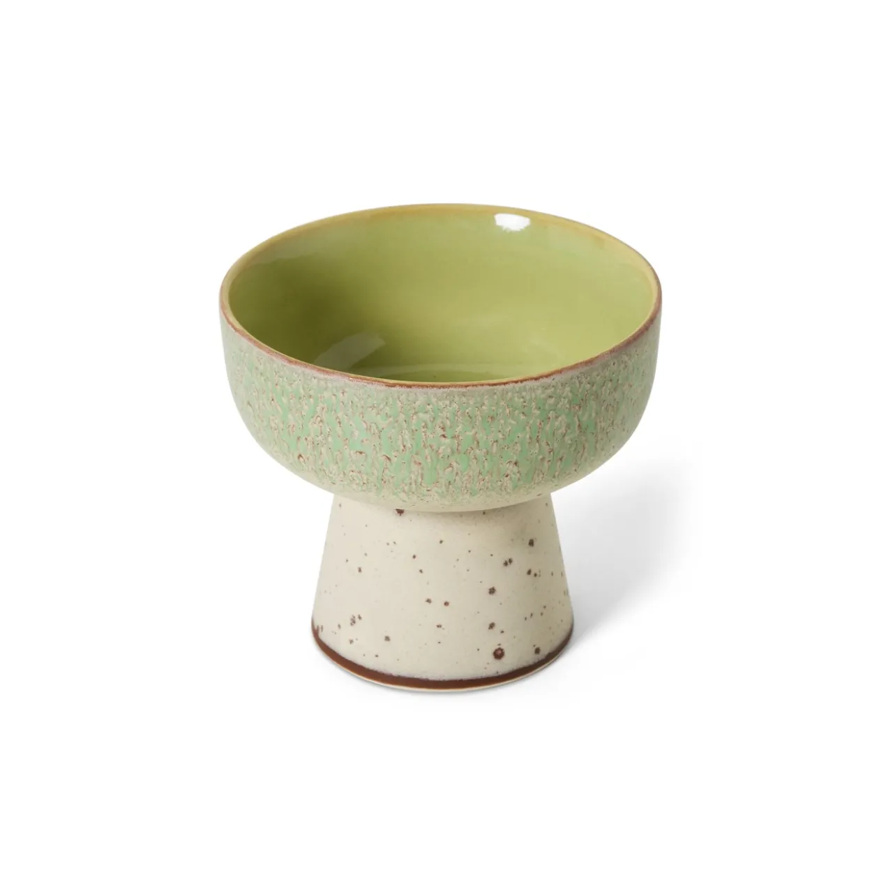 Servies 70's Ceramics tapas schaaltje op voet L slush