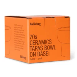 Servies 70s ceramics tapas schaal op voet S dunes