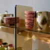 Servies 70's Ceramics thee mok Baroque - set van 2