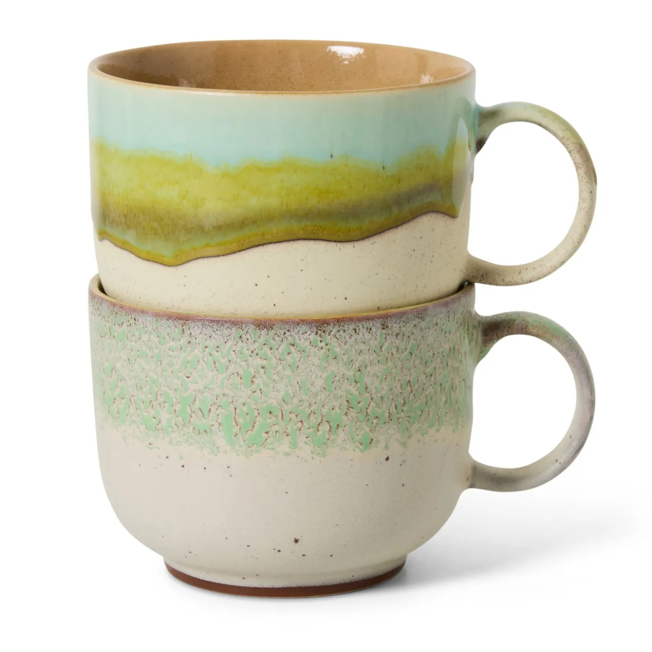 Servies 70's Ceramics thee mok Neo - set van 2