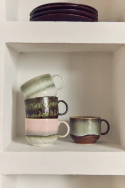 Servies 70's Ceramics thee mok nova - set van 2