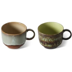 Servies 70s ceramics: thee mok odyssey - set van 2