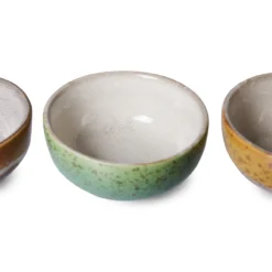 Servies 70's Ceramics XS schaal castor - set van 4