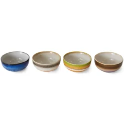 Servies 70's Ceramics XS schaal Sierra - set van 4