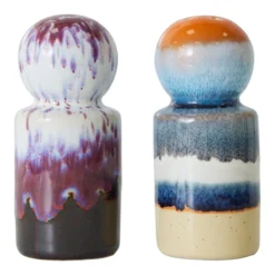 Servies 70's Ceramics zout - en peperstel stargaze