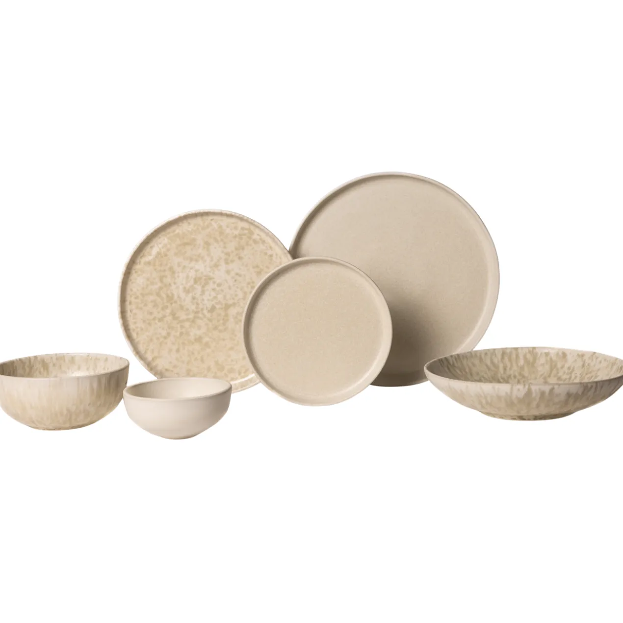 Serviesset Dreamy Ivory & Limestone Valley - 2 personen