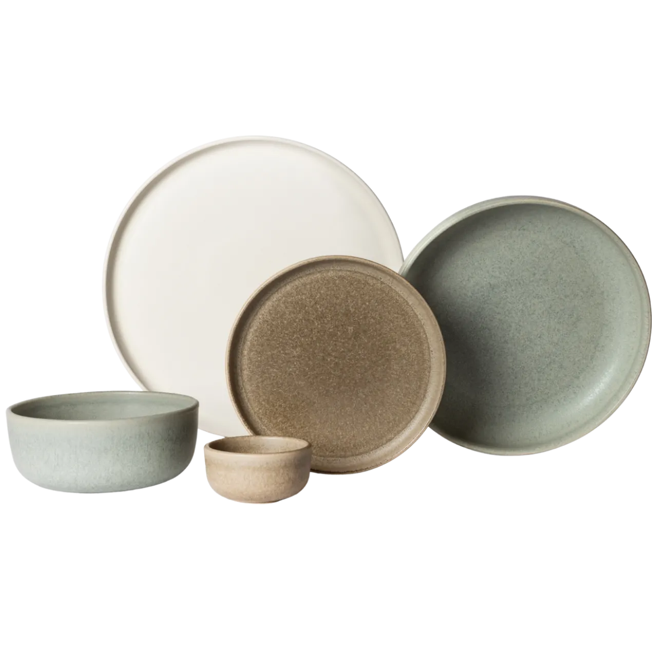 Serviesset Dreamy Ivory & Ocean Breeze - 2 personen