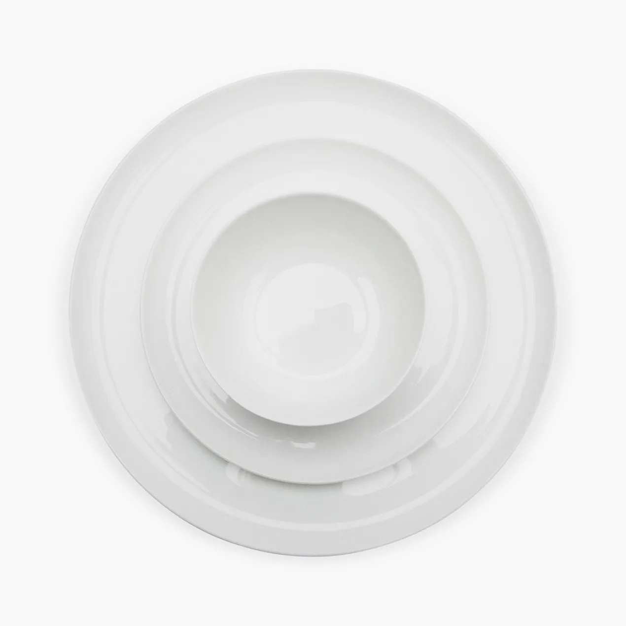 Servies White Base - set van 12