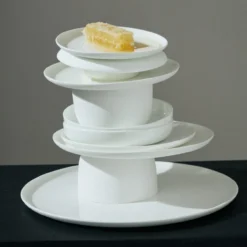 Servies White Base - set van 12
