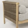 Set outdoor oasis (sofa + coffee table + 2 lounge chair )