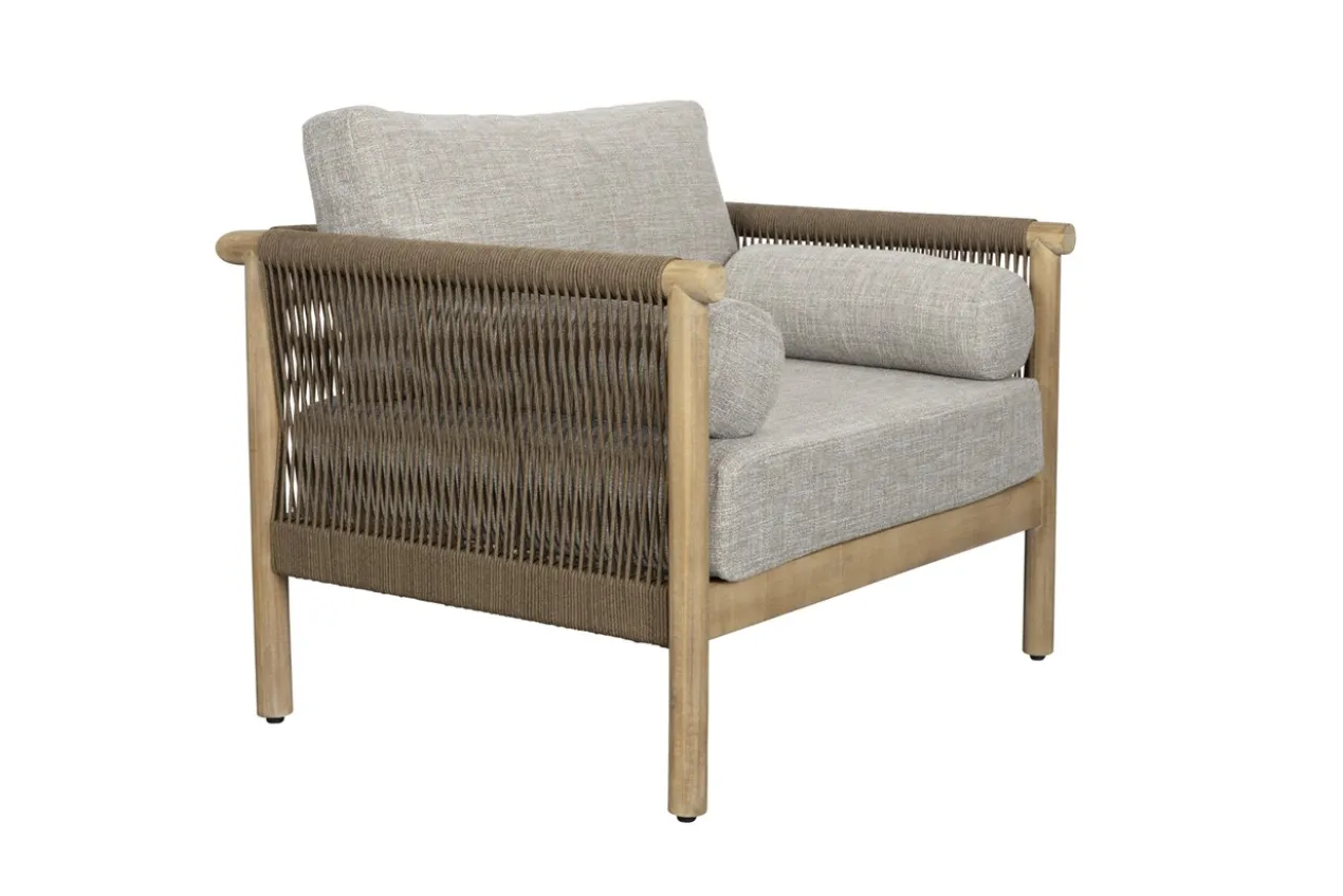 Set outdoor oasis (sofa + coffee table + 2 lounge chair )