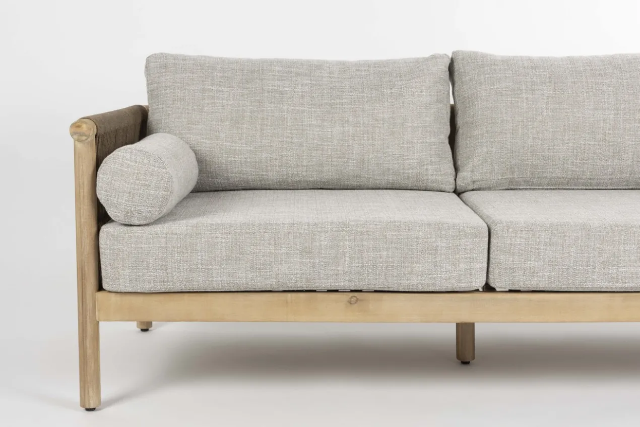 Set outdoor oasis (sofa + coffee table + 2 lounge chair )