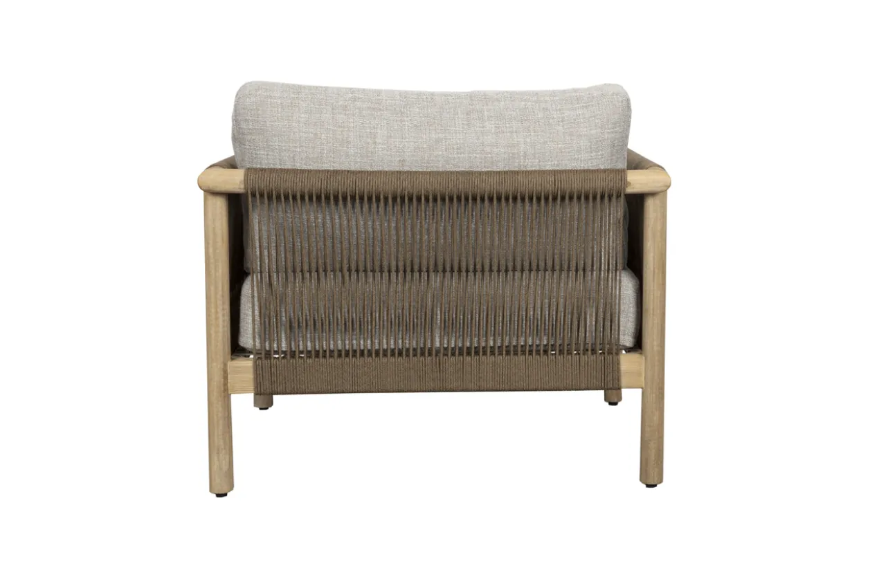 Set outdoor oasis (sofa + coffee table + 2 lounge chair )