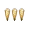 SET - 3X EDISON SPIRAAL AMBER