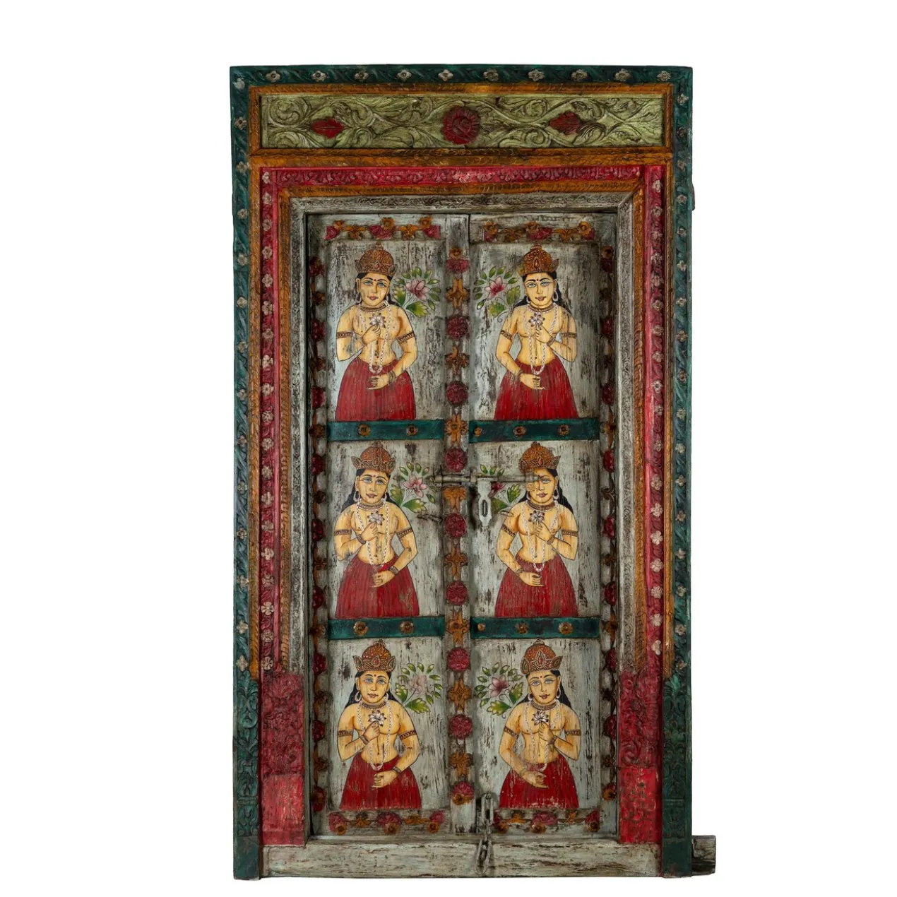 Shivansh - Antieke Teakhouten Deur 222cm