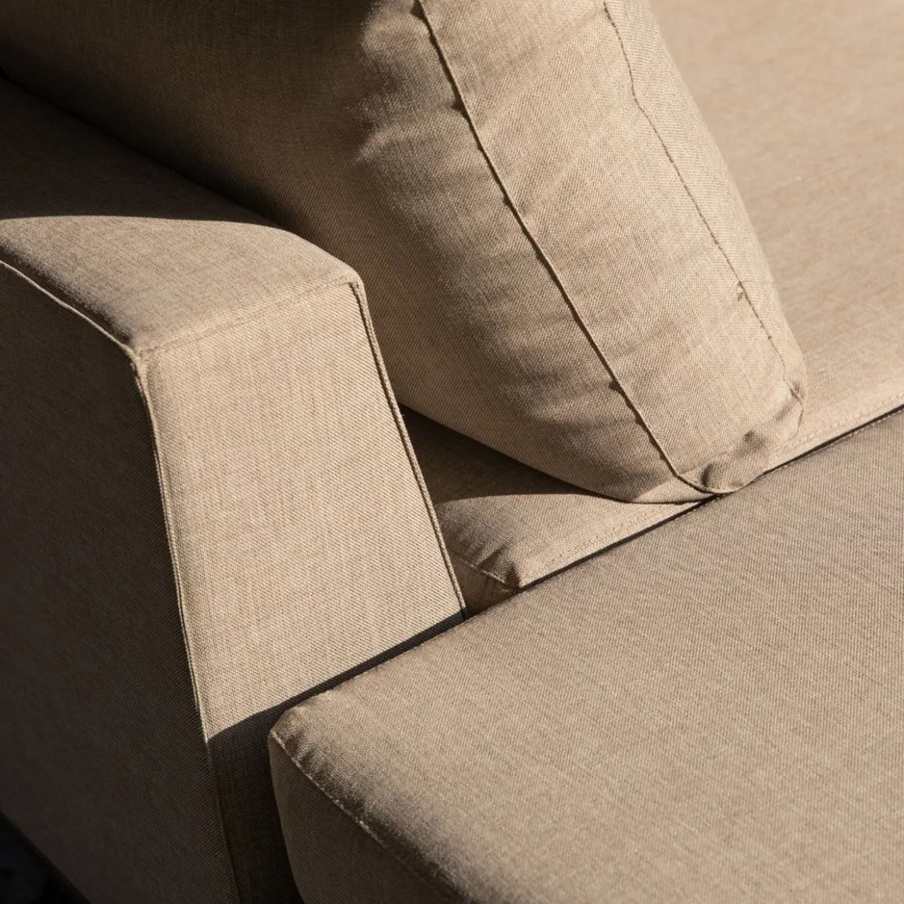 Sicilie tuin loungeset links taupe