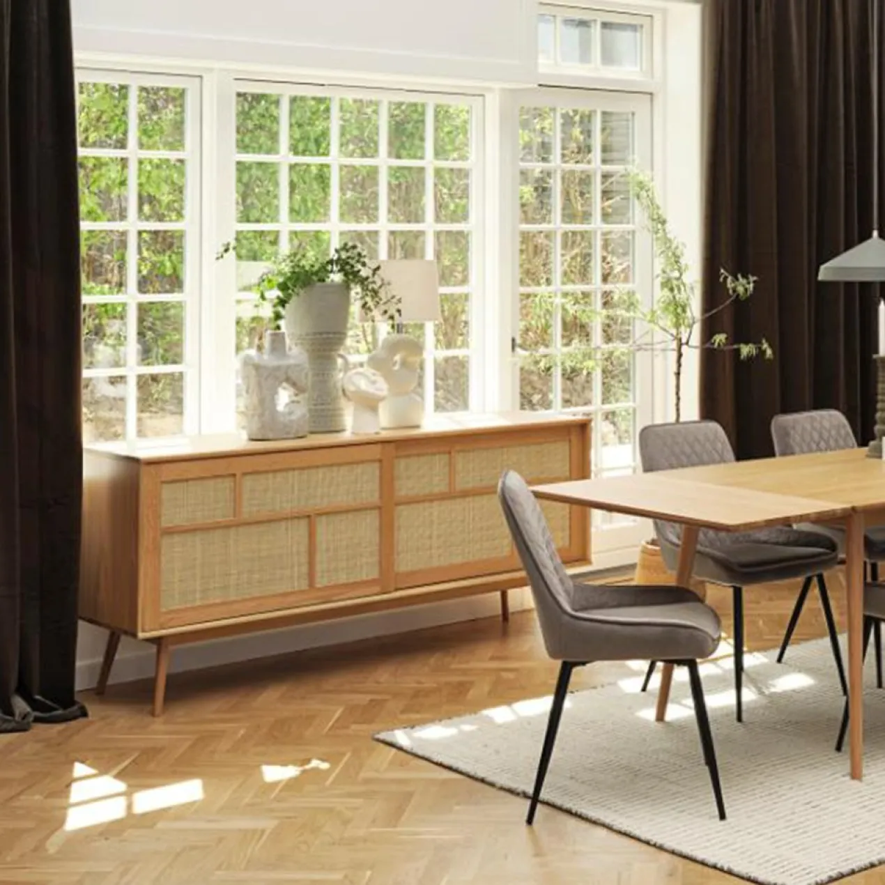 Sideboard Boas Gerookt eiken
