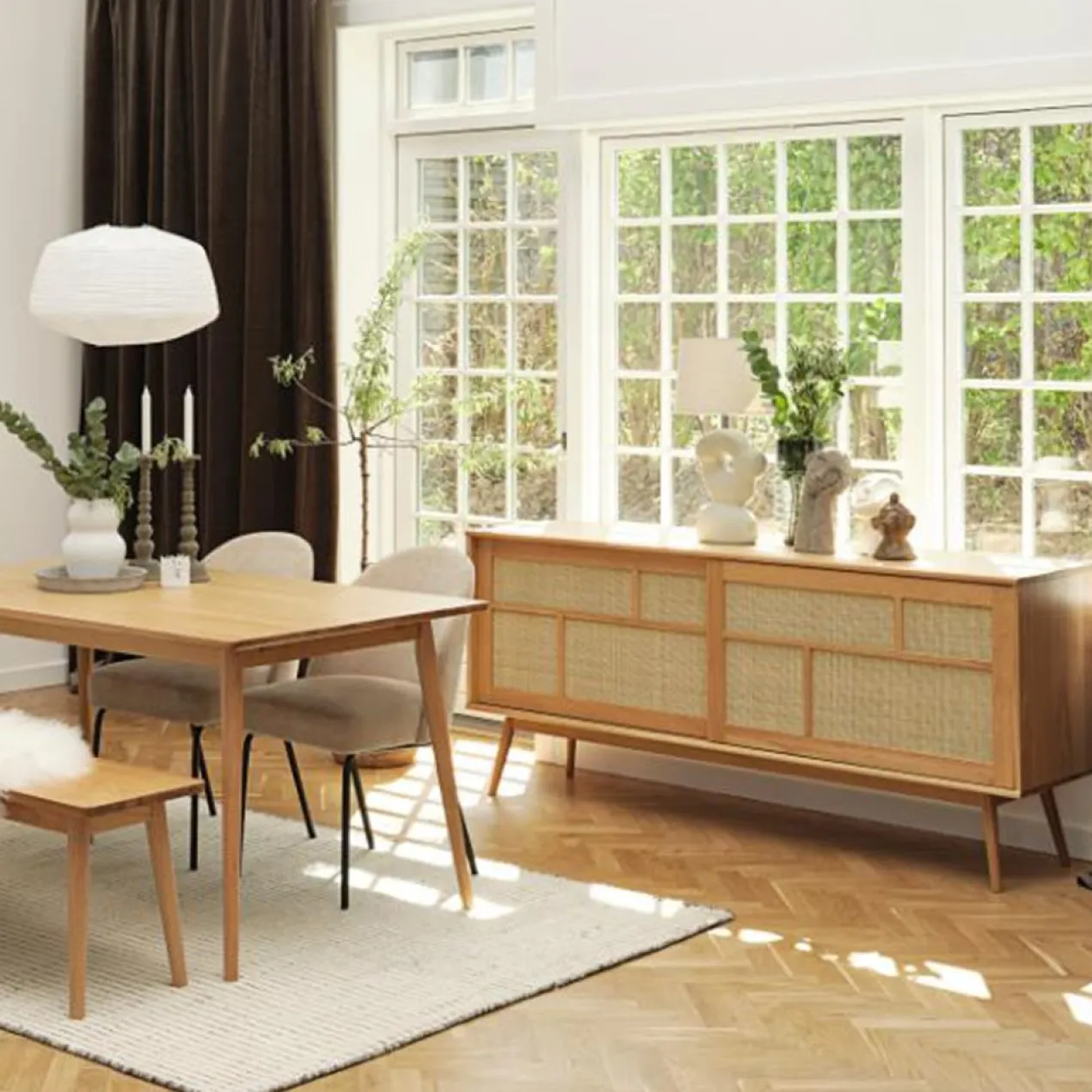 Sideboard Boas Gerookt eiken
