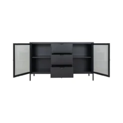 Sideboard James metaal Zwart