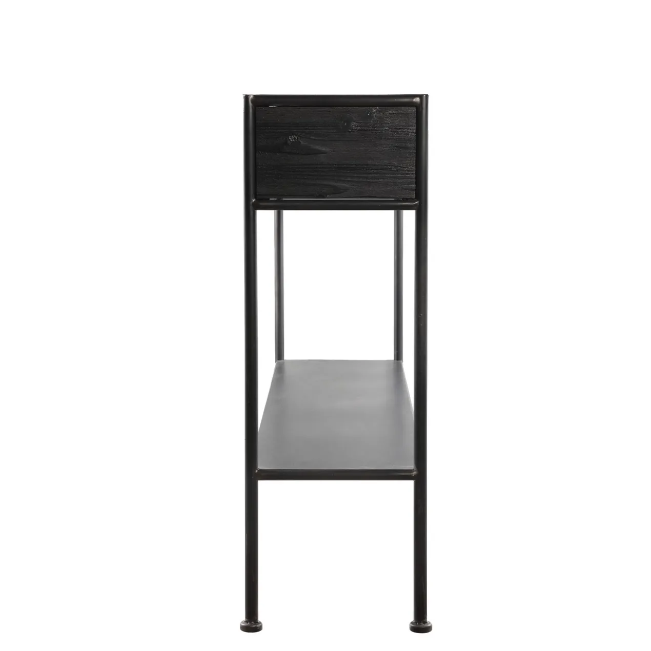 Sidetabel IJzer zwart hout 121