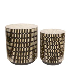 Side table bamboo (set van 2) Side table bamboo set van 2 Black 100% FSC #2