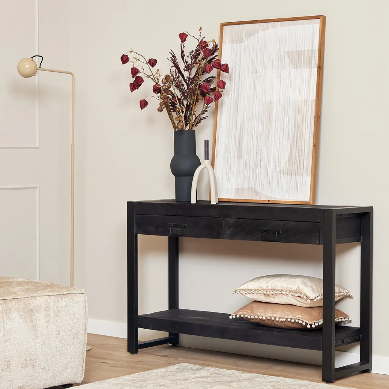 Sidetable Eems zwart 120