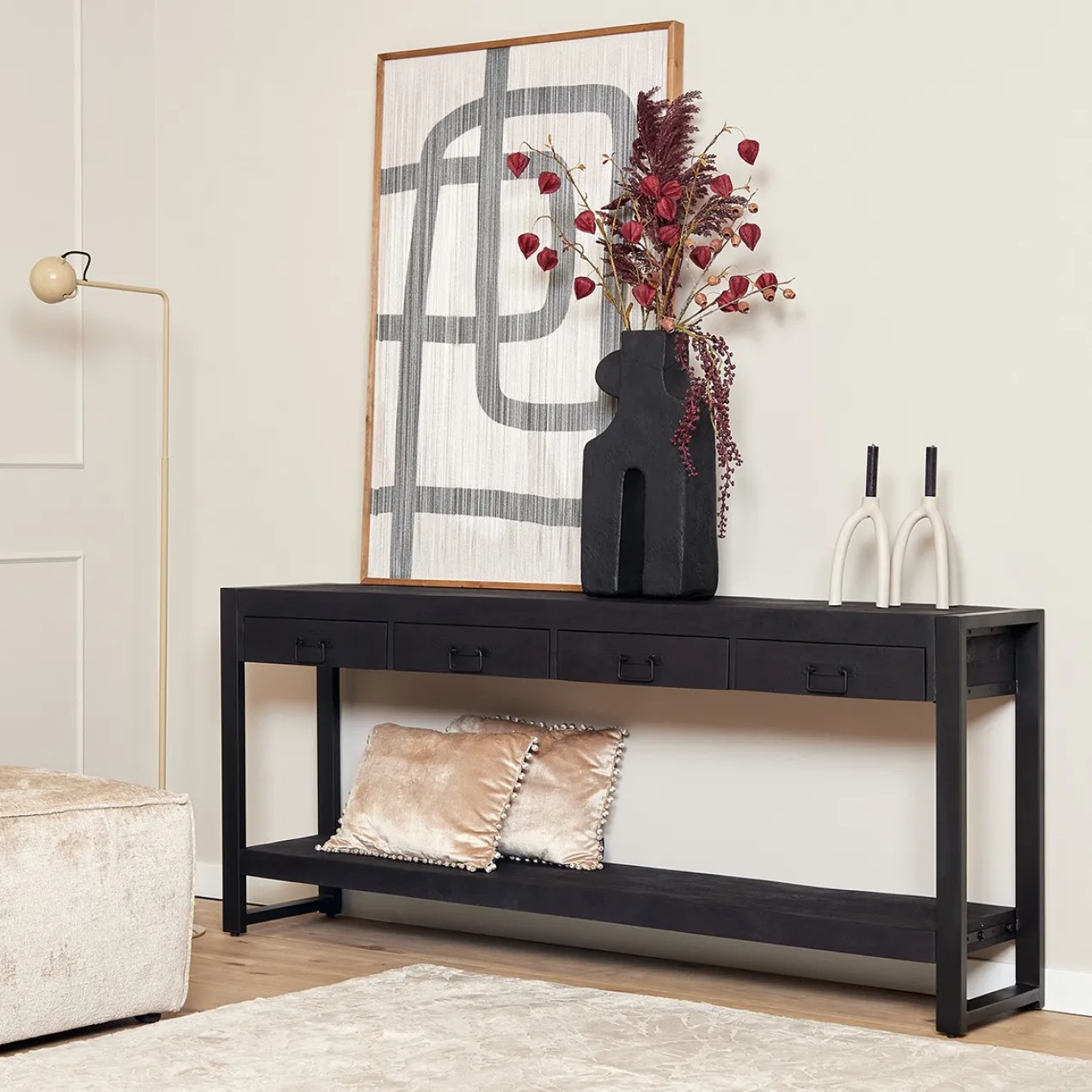 Sidetable Eems zwart 180