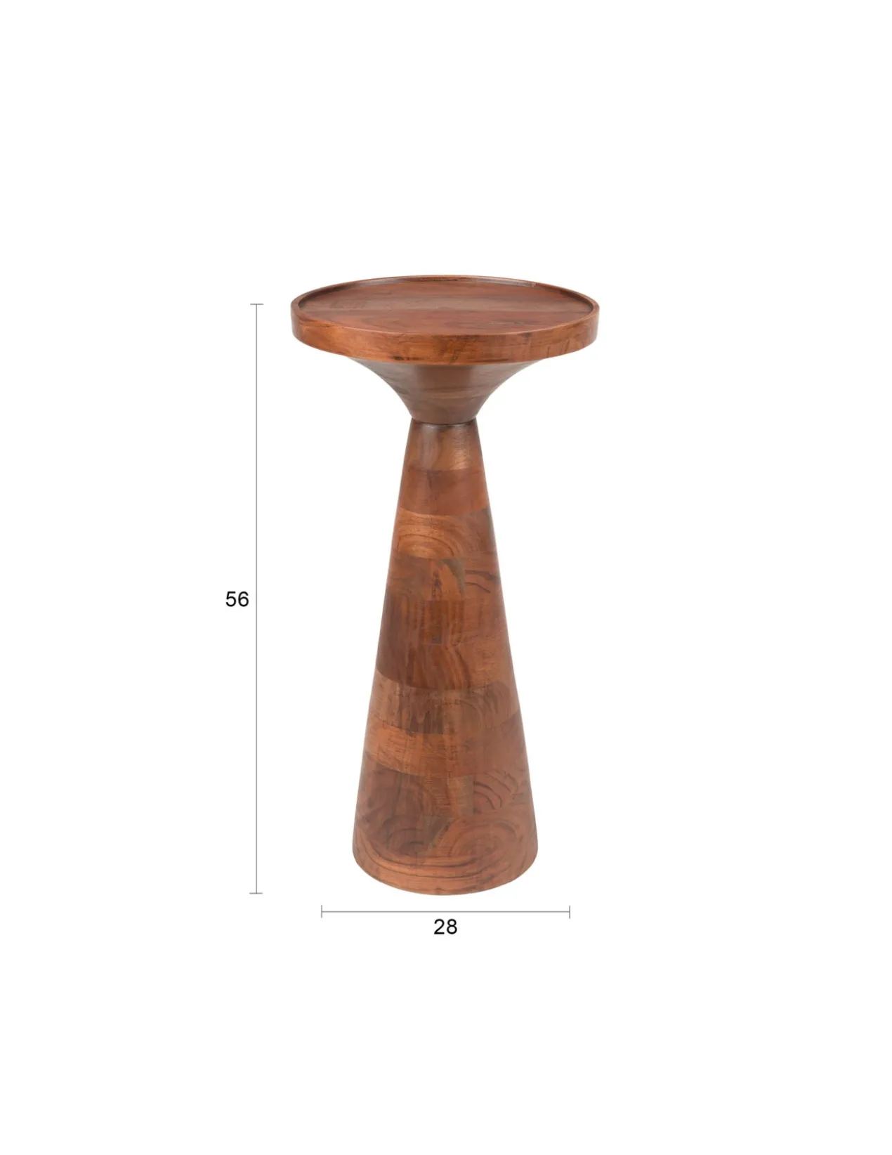 Side table floss walnut