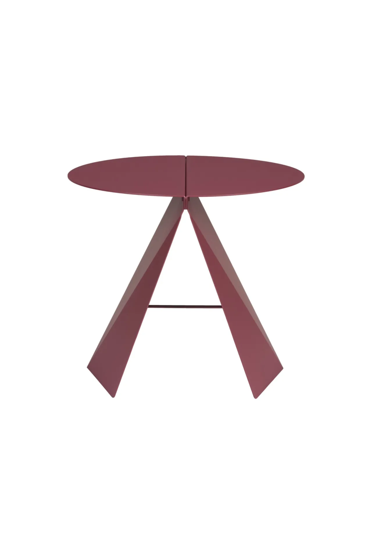 Side table foldy marsala