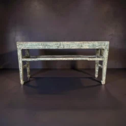 Sidetable grijs/blauw uniek