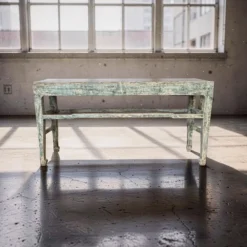Sidetable grijs/blauw uniek