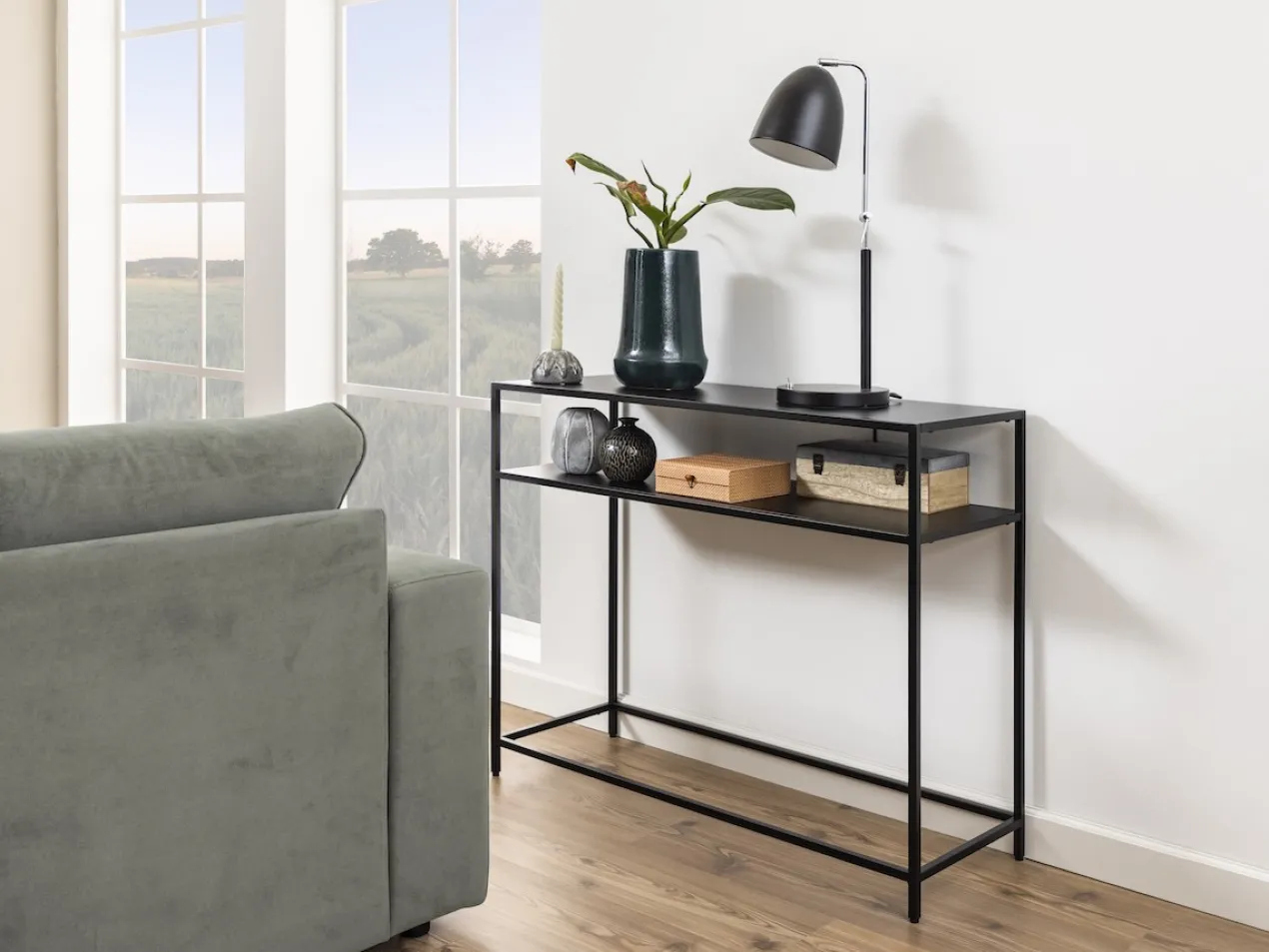 Sidetable Roy metaal Zwart