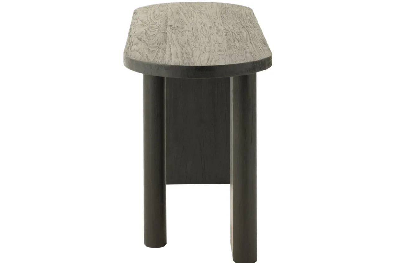 Sidetable teakhout zwart