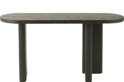 Sidetable teakhout zwart
