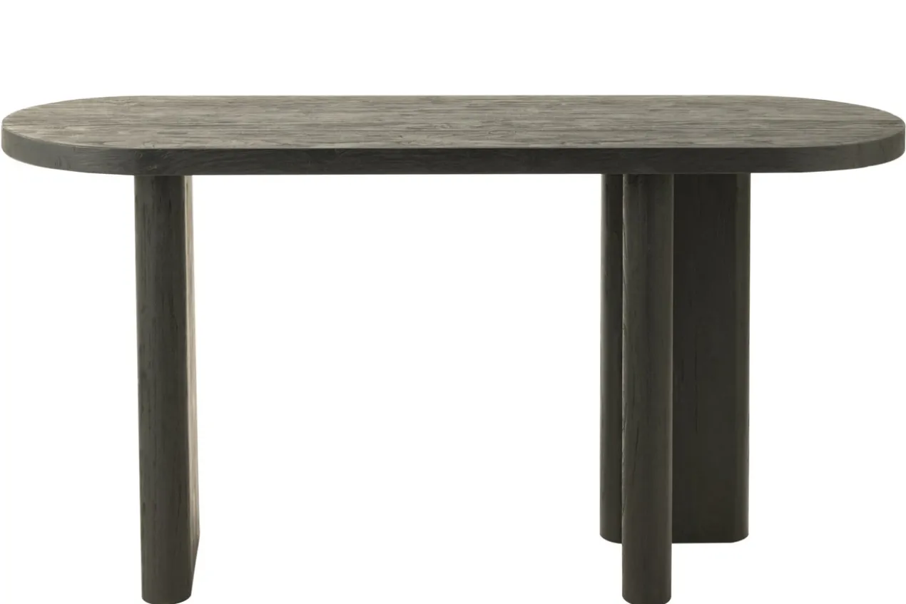 Sidetable teakhout zwart