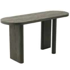 Sidetable teakhout zwart