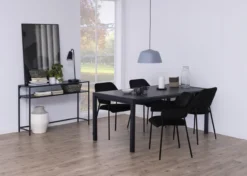 Sidetable Vic hout Zwart