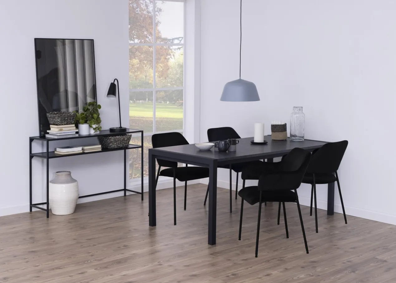 Sidetable Vic hout Zwart