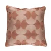 Sierkussen Art Nouveau linnen 45x45 cm duskypink