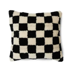Sierkussen Black White Statement 50x50 cm