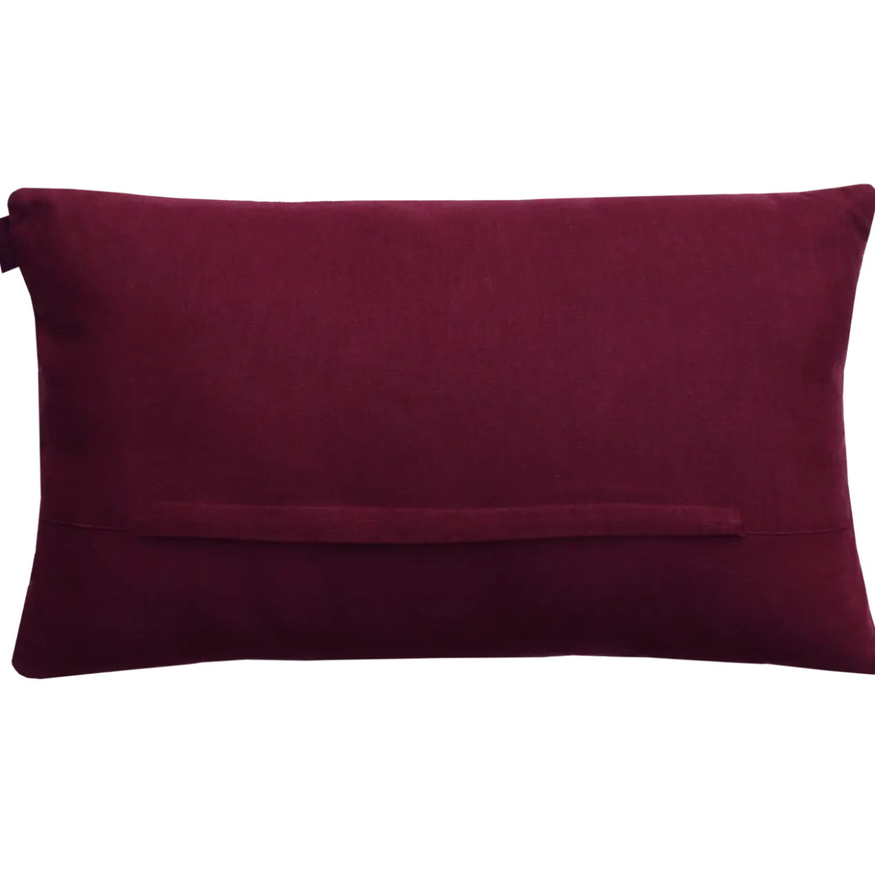 Sierkussen bohemian bordeaux ecru 57x35 cm