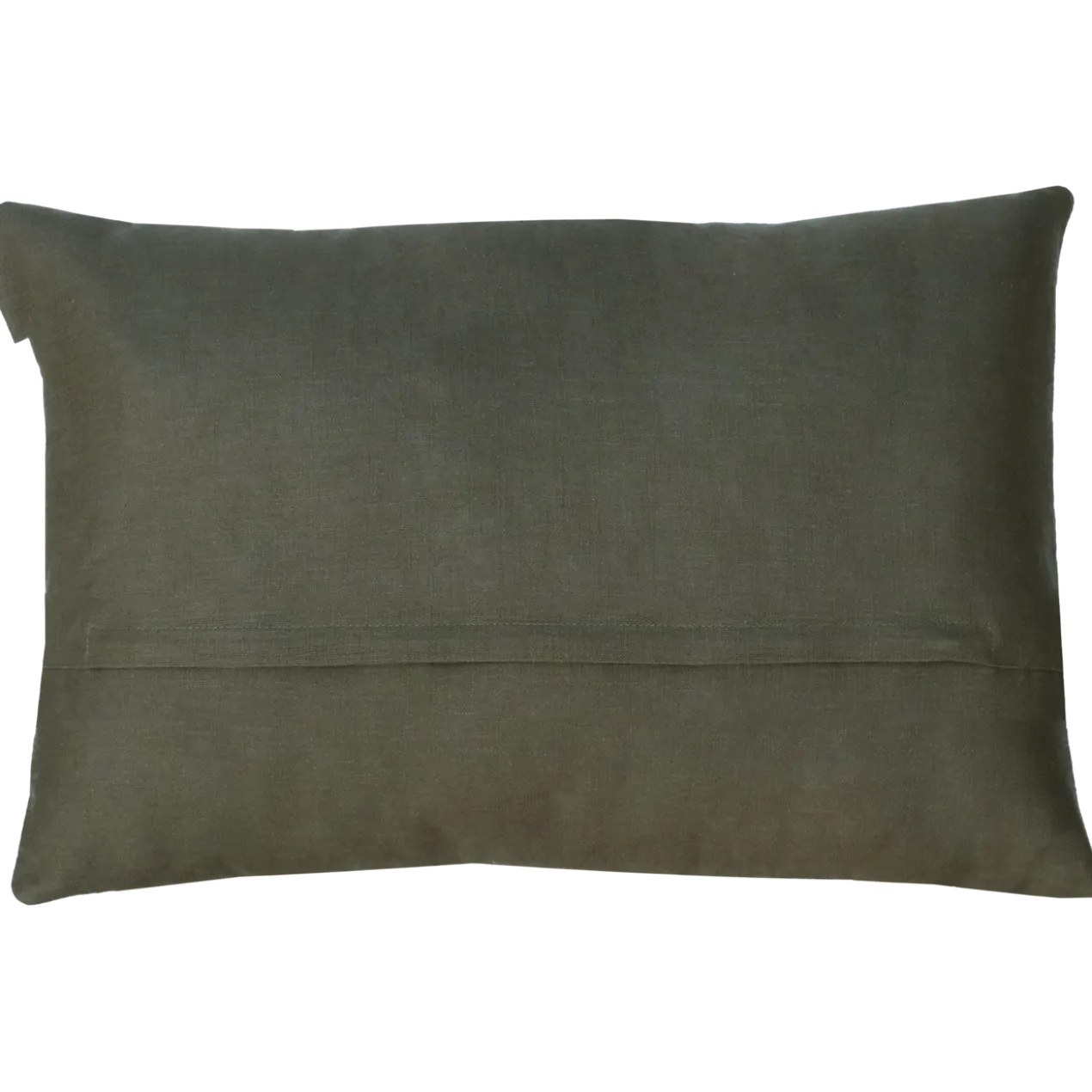 Sierkussen bohemian olijf ecru 57x38 cm