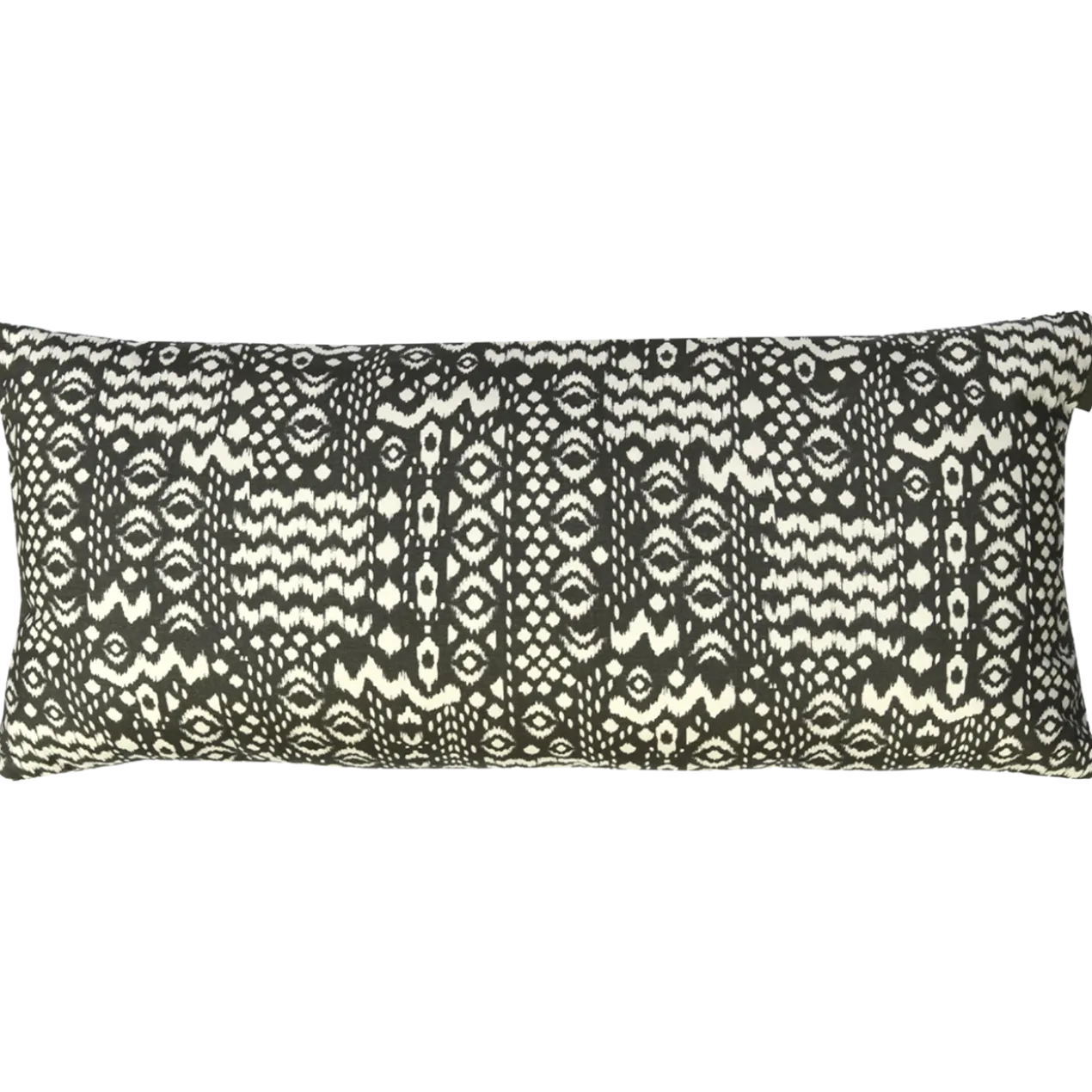 Sierkussen bohemian olijf ecru 66x33 cm