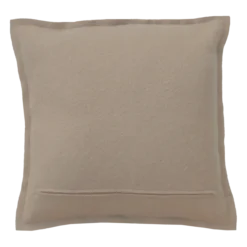 Sierkussen boiled wool naad zand 49x49 cm