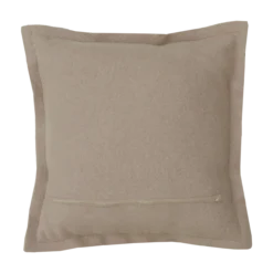Sierkussen boiled wool zand 53x53 cm