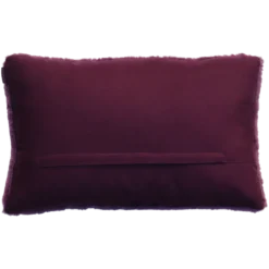 Sierkussen bont aubergine 55x36 cm