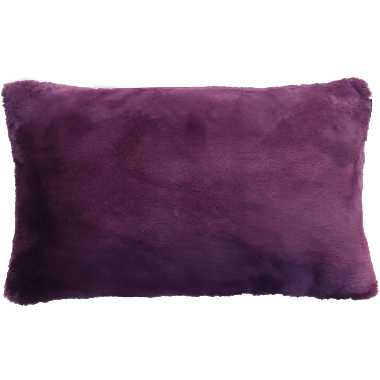 Sierkussen bont aubergine 55x36 cm