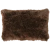 Sierkussen bont bruin camel 53x36 cm