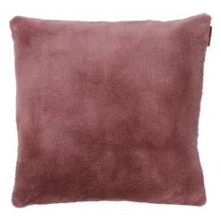 Sierkussen bont dusty rose 48x48 cm