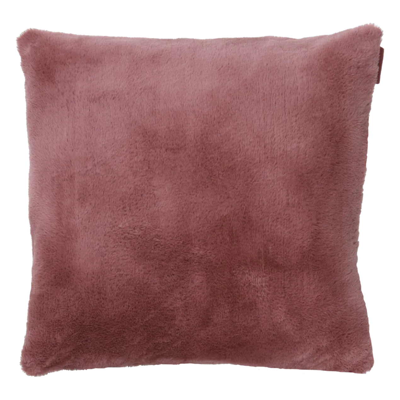 Sierkussen bont dusty rose 48x48 cm
